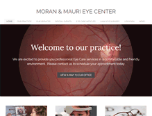 Tablet Screenshot of moranmaurieyecenter.com